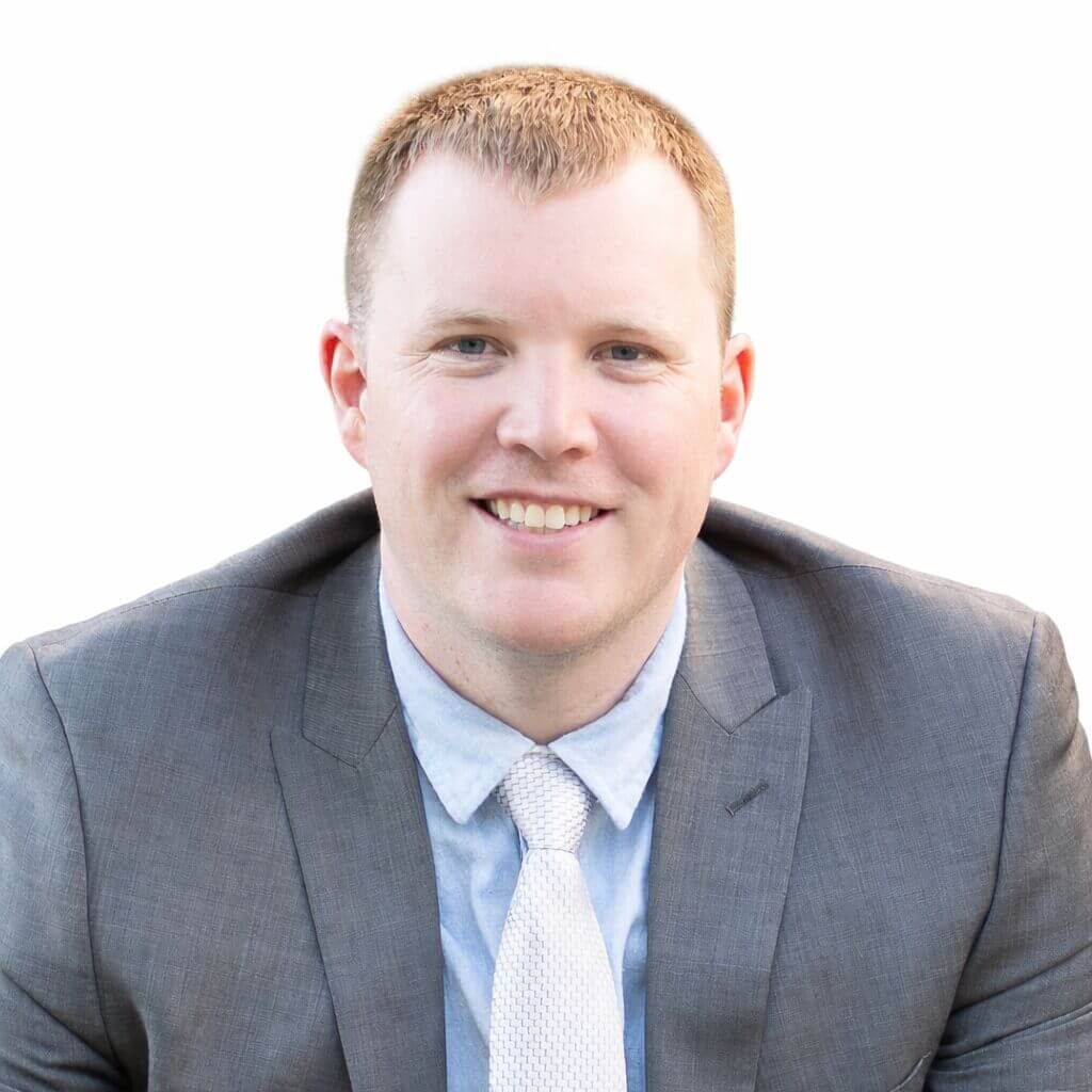 Professional headshot against white background